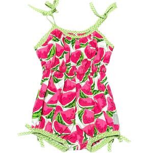 Eleanor Rose Watermelon Romper Girls 2T NWOT
